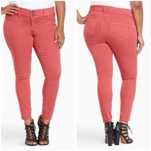 Torrid Jegging bright salmon pink